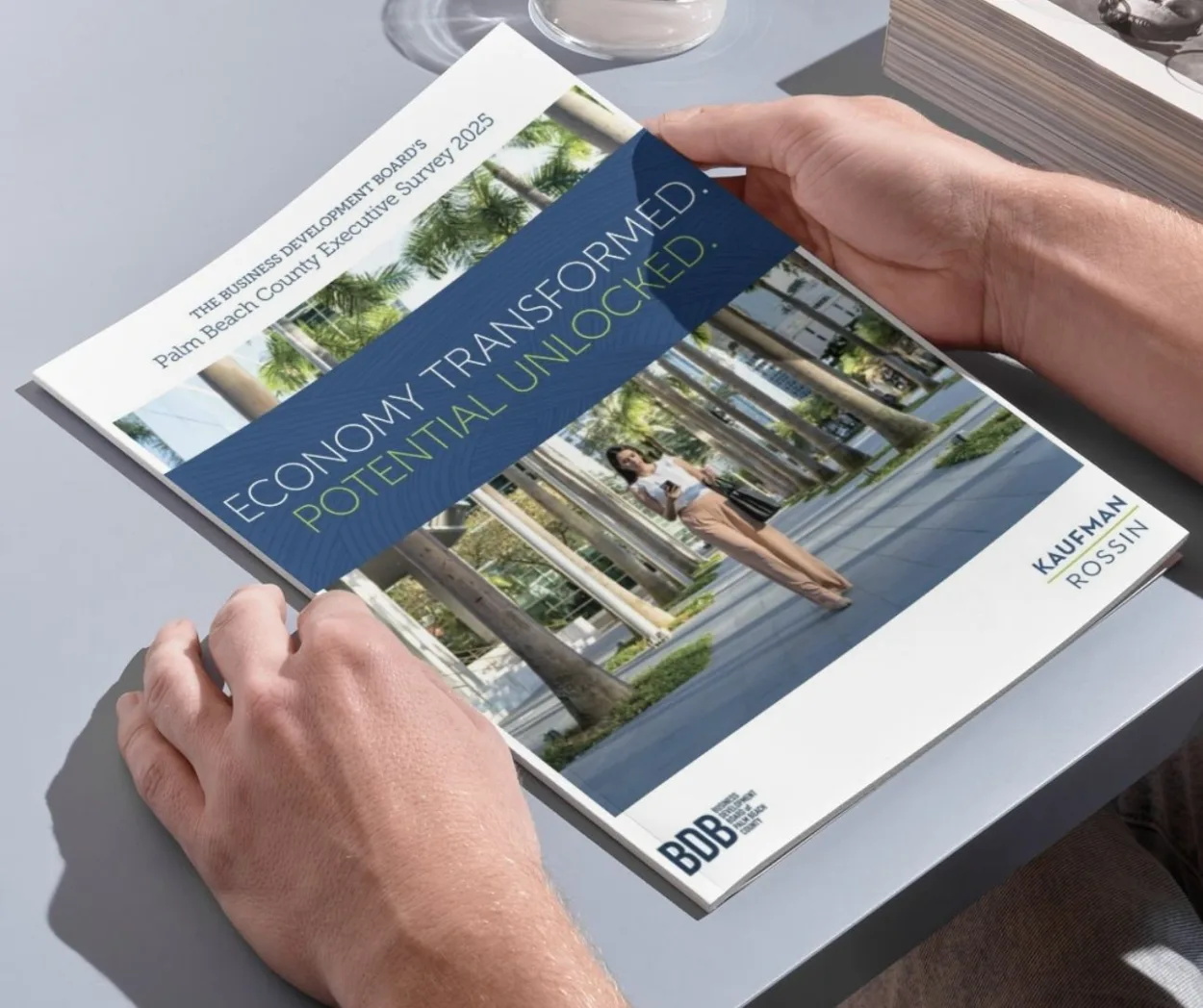 Palm Beach County business leaders discuss economic growth and expansion insights from the 2025 Executive Survey by the Business Development Board