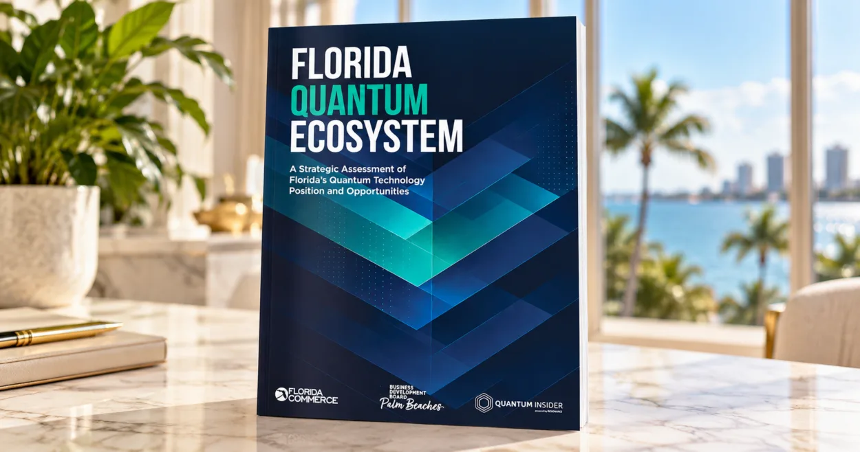 The Florida Quantum Ecosystem report, prepared by The Quantum Insider in partnership with the Business Development Board of the Palm Beaches and FloridaCommerce, unveiled at Quantum Beach 2026 in West Palm Beach.